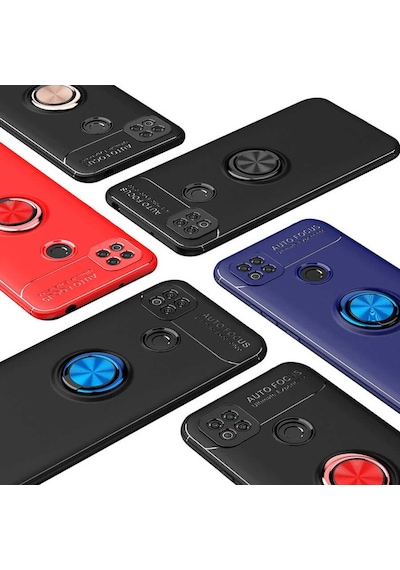 Xiaomi Redmi 9C Kilif Yüzüklü Magnetli Ravel Case 360697609