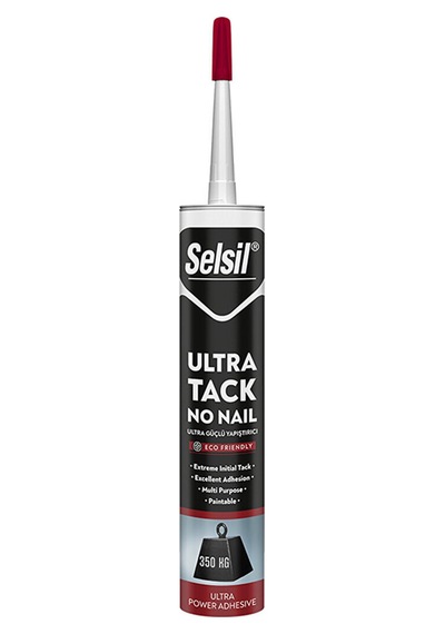 Selsil Hibrit Ultra Tack Yapıştırıcı 290 Ml Beyaz 290 ML
