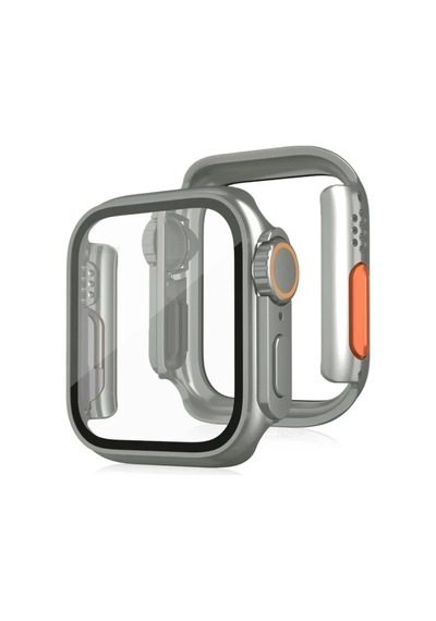 Apple Watch 44mm Uyumlu Watch 49mm Kasa Dönüştürücü Ve Ekran Koruyucu - Yıldız Işığı