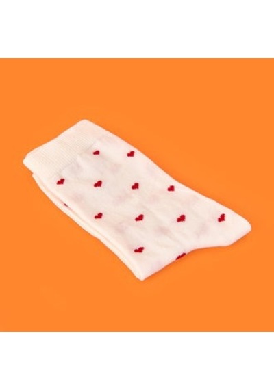 Soft Kalpli Çorap - Ekru Çok Renkli