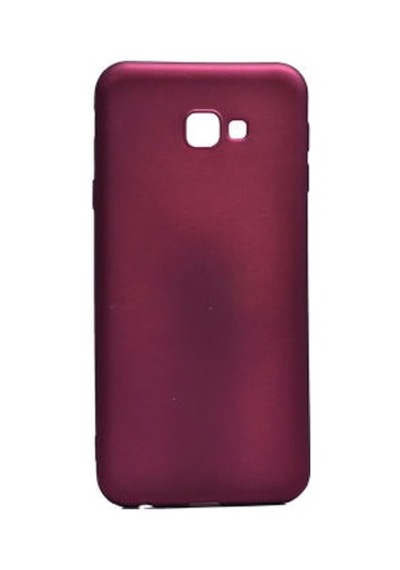Samsung Galaxy Uyumlu J4 Plus Kılıf Esnek Yapılı İnce Slim Silikon Kapak Ryc/premier Bordo