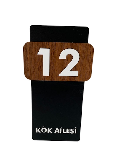 Kişiye Özel Kapı Süsü Numaralık Aile İsmi Ve Hoş Geldiniz Yazılı Dekoratif Ev Hediyesi