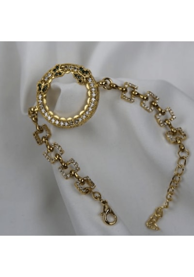Zu Mru T Dokunus C Eyrek Bileklik Gold