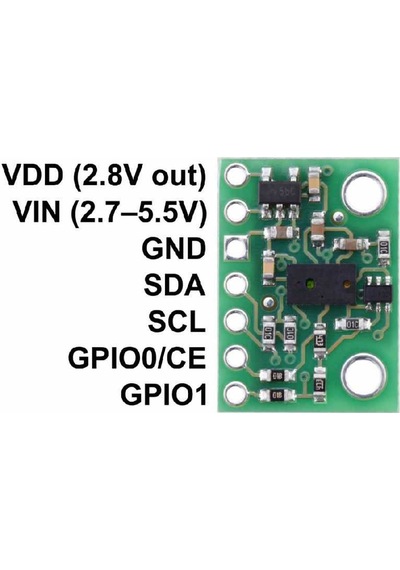 Vl6180X Time-Of-Flight Mesafe Sensörü- Pl2489