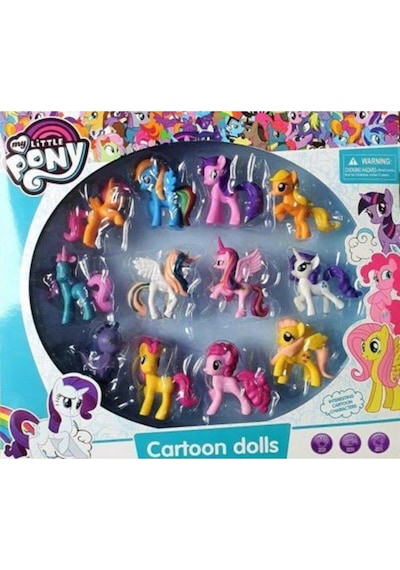 My Little Pony Oyuncak 12 Li Set Figür Oyuncak Pony Ler My Little Pony Oyuncakları 12Li
