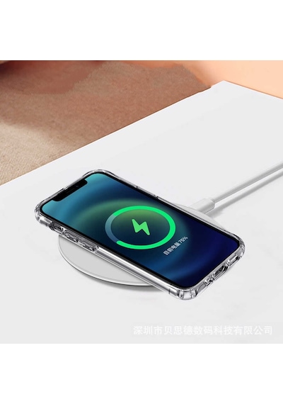 Apple Uyumlu iPhone 11 Pro Kılıf Zore Tacsafe Wireless Kılıf Renksiz