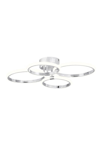 Pl 02 4 Model Krom 3 Renkli Salon Ve Oturma Odası İçin İdeal Alüminyum Avize, 60x10 Krom