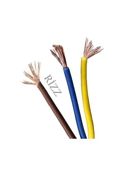 30 Metre Tekli Beyaz Renk 3x2,5 Mm Cca Ttr Topraklı Kauçuk Seyyar Elektrik Kablosu 1