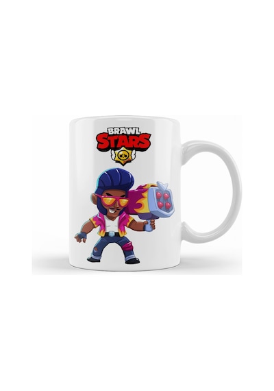 Brawl Stars Brock Kupa Bardak Porselen No28193 Karışık