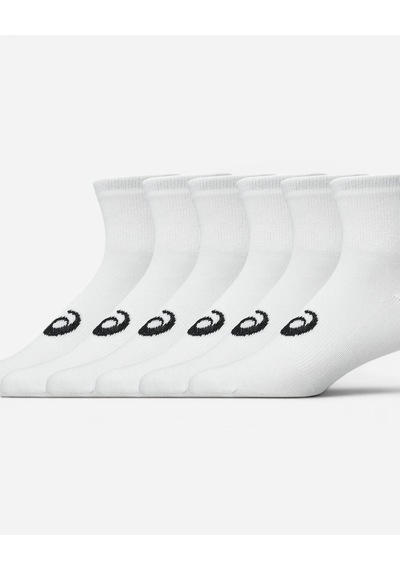 Asics 6 Pack Quarter Sock Beyaz Koşu Çorabı 3033c303-100