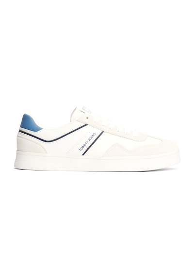 Tommy Hilfiger The Greenwıch Leather Beyaz Erkek Sneaker Beyaz-a Mavı