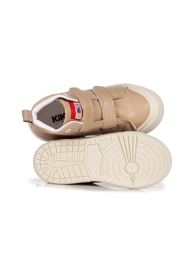 Kiko Kids Garf Günlük Cırtlı Kız Çocuk Bot Ayakkabı Ten Ten Ten Rengi