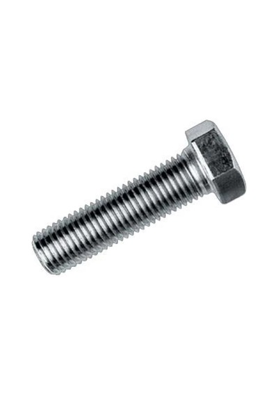 M10x15 Civata Dın 933 8,8 Beyaz Tam Paso 0.2 MM