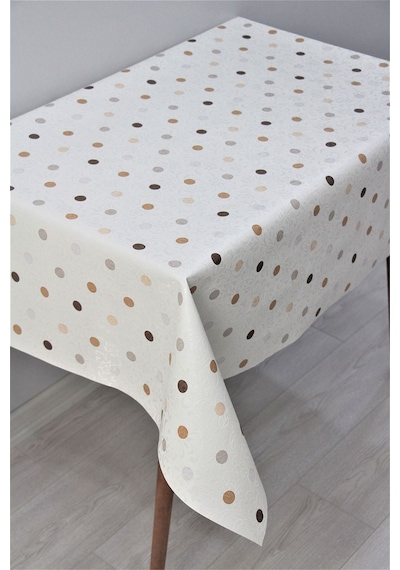 Astarlı Silinebilir Pvc Muşamba Masa Örtüsü 514puanlı - 1035-3a Kahve