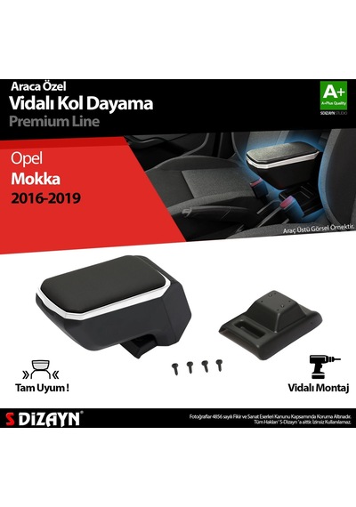 Opel Mokka Abs Vidalı Kol Dayama Kolçak Gri 2016-2019 A+kalite