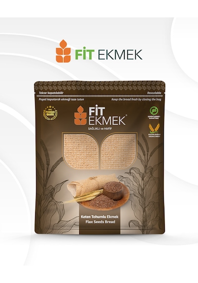Fit Kepekli Lavaş Ekmeği 300gr Ve Keten Tohumlu Lavaş Ekmeği 300g