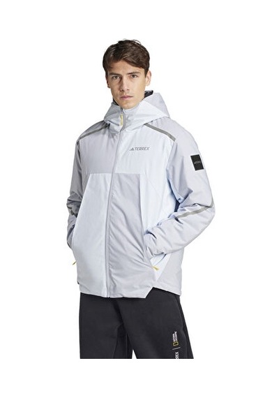 Adidas Terrex Ng Coldrdy Jkt Erkek Çift Taraflı Outdoor Montu Ix7953 Mavi Mavi