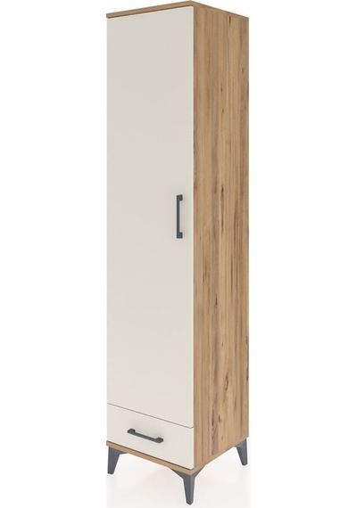 Hyperion Dolap 5 Raflı Tek Çekmeceli Tek Kapaklı 44x44x195 Ça... Çam Hyperion Dolap 5 Raflı Tek Çekmeceli Tek Kapaklı 44x44x195 Ça... Çam