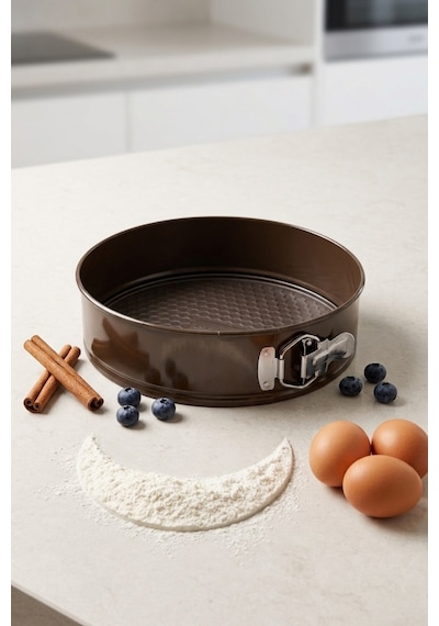 Cooker 24 Cm Kelepçeli Kek Kalıbı Ckr3564 Kahverengi