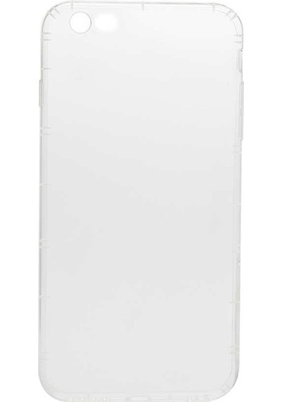 Apple Uyumlu iPhone 6 Plus Kılıf Zore Şeffaf Ince Ve Esnek Süper Silikon Renksiz