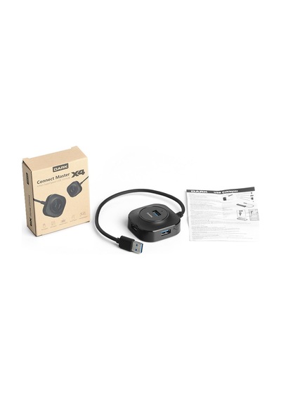 Dark Connect Master X4 USB A To 4 Port USB 3.0 Hub