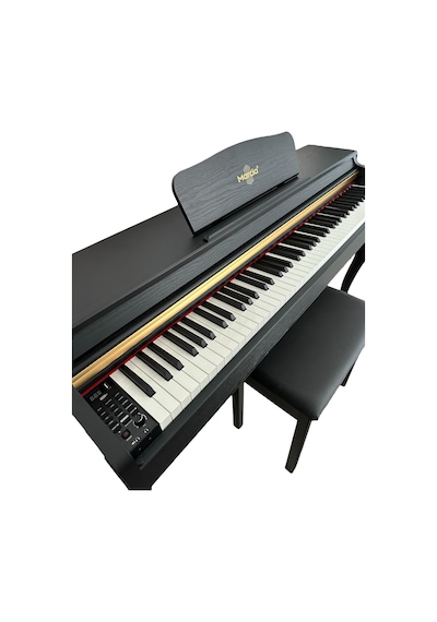 Marcia Mk-900 Bk Dijital Konsol Piyano, Bluetooth, Tuş Hassasiyeti, 88 Tuşlu, Kapaklı Kulaklık Ve Tabure