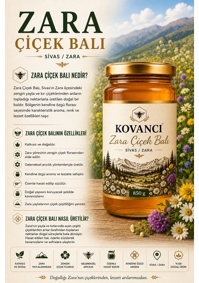 Çiçek Balı 2 X 850g Geleneksel Doğal Lezzet
