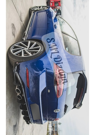 Volkswagen Golf 7 R Line Spoiler Boyasız Golf 7 Gti Spoyler-kanat