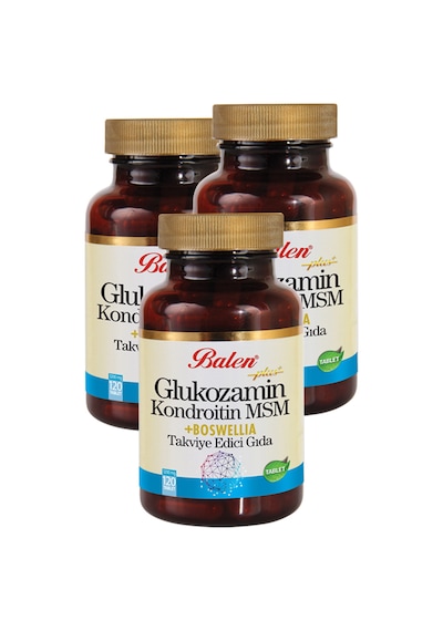 3 Kutu Balen Glukozamin Kondroitin Msm Boswellia 120tabletx1200 MG