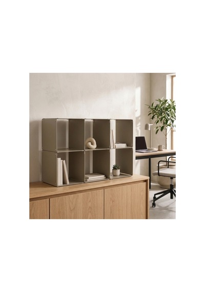 Node 6'lı Modüler Metal Açık Raf Ünitesi Konsol Ve Masaüstü Kitaplık 50x33 Cm Bej - 944245501 Bej Node 6'lı Modüler Metal Açık Raf Ünitesi Konsol Ve Masaüstü Kitaplık 50x33 Cm Bej - 944245501 Bej