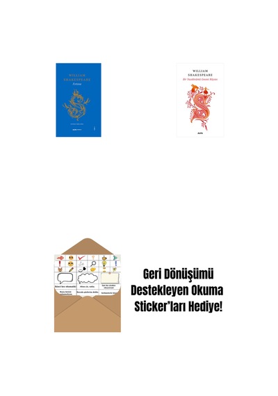Bir Yazdönümü Gecesi Rüyası Ciltli + Fırtına + Okuma Sticker'ları