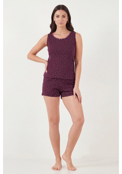 Lela Bayan Pijama Takımı 65770754 Bordo