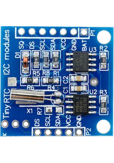Ds1307 Rtc Iıc Zaman Modül Gerçek Zaman Saat I2c 24c32 Eeprom Sn/dakika/saat/gün/ay/yıl/tarih Hesap