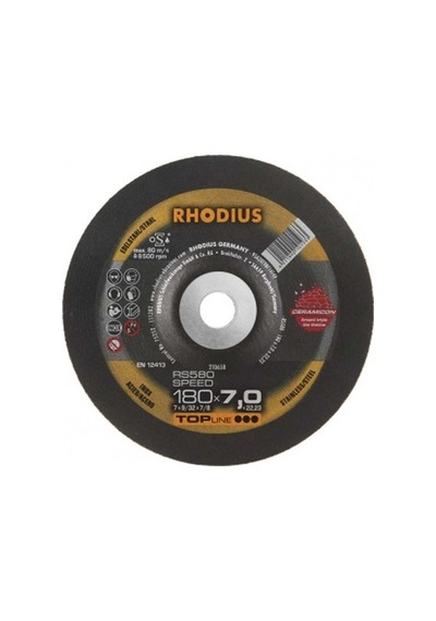Rhodıus 210658 Rs580 Extended 180 7,0 Mm Ceramıcon Taşlama Taşı Diğer
