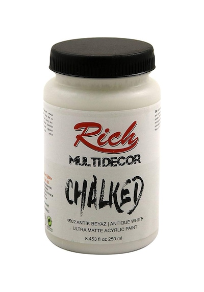 Rich Multidecor Chalked Akrilik Boya - 250Cc - Antik Beyaz - N.45