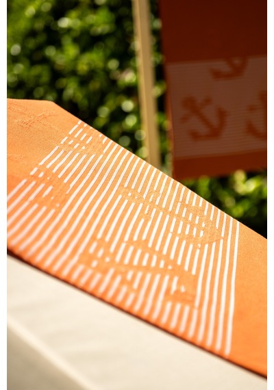 Menderes Home Cotton Collection Bukle Plaj Havlusu Çapa Orange