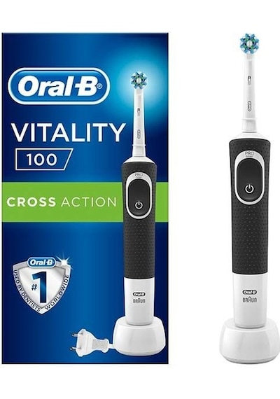 Oral-B Vitality D100 Cross Action Şarjlı Diş Fırçası Siyah