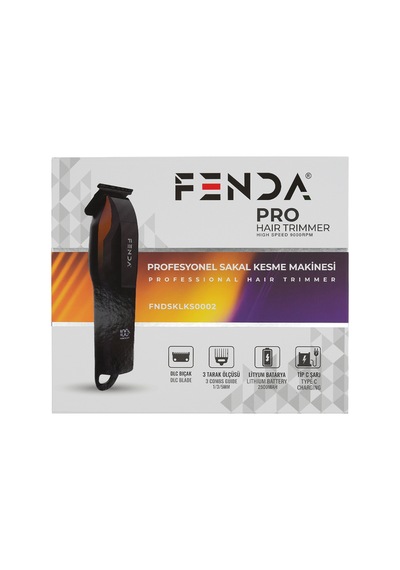 Fenda Profesyonel Sakal Kesme Makinesi Sarı Fndsklks0002yl
