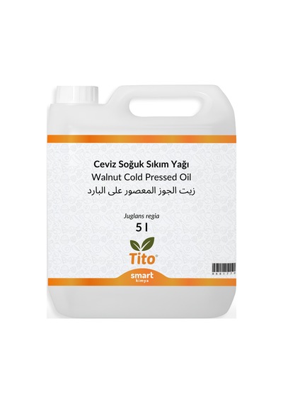 Ceviz Soğuk Sıkım Yağı Juglans Regia 5 Litre