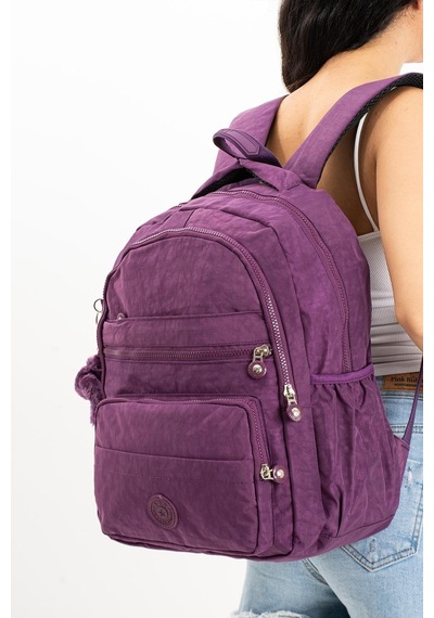 Ultra Hafif Çok Cepli Orta Boy Sırt Çantası Mor Model: 571-3e - Mor