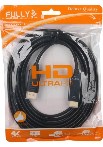 Fully G-536df 5 Metre Displayport To Hdmı Aktif Çevirici Görüntü Kablosu