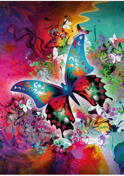 Nova 44001 - 1500 Parça Fantastik Kelebek Mini Puzzle