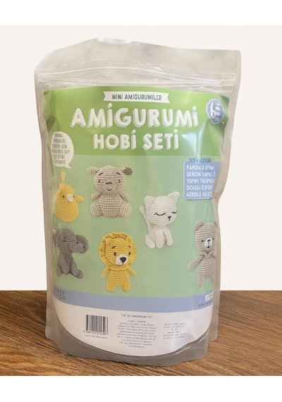 Mini Amigurumi Hobi Seti 6 Model Tüm Malzemeleri İle Diğer