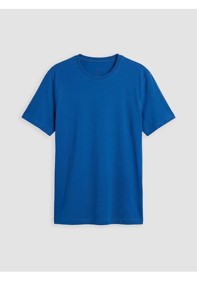 Lcwaıkıkı Classic Mavi %100 Pamuk Regular Fit Basic Tişört