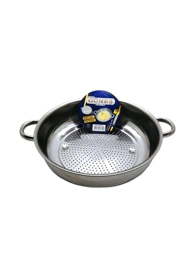 No-1 - 26cm Basık Süzek Metal Süzgeç 5468 Çok Renkli