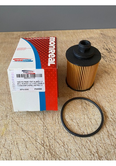 Monreal Mfn-0090 Yağ Filtresi Albea 1.3 Mtj Punto 1.2 1.3 Mtj Doblo 1.3 Eco Mtj Opel Astra 1.1 55197218e