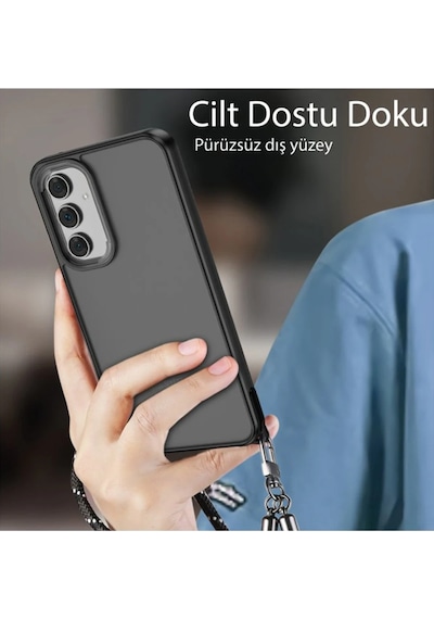 Newface Samsung Galaxy Uyumlu A05s Kılıf Elegant Kapak Semeglbl - 64 - Pudra