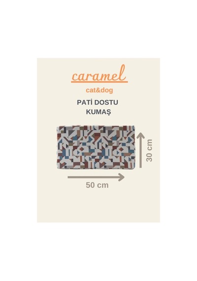 Pd Taht Rahat Kedi & Küçük Irk Köpek Yatağı 30x50 Cm Beyaz Yıkanabilir Duck Kumaş Minderli