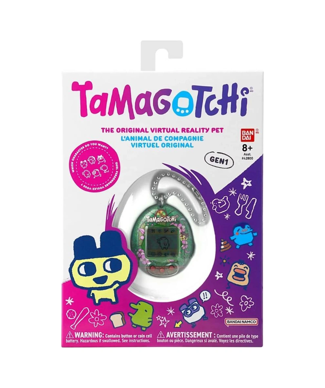 Tamagotchi Orijinal Sanal Bebek - Yeşil 42798-42800