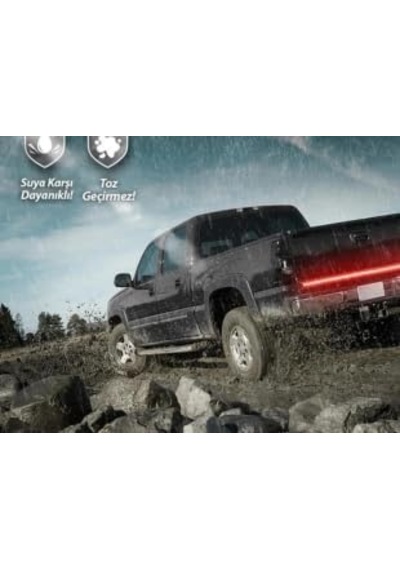 Pick Up Ledi Off Road Bagaj Sinyalli Kayar Led Lamba V Model 120cm